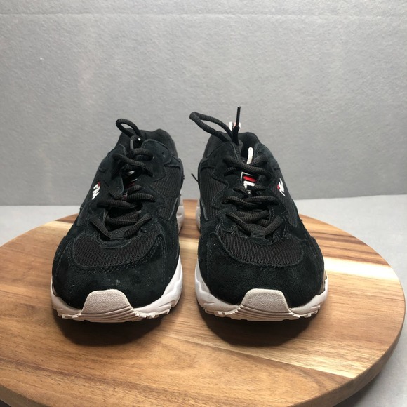 Fila‎ Ray Tracer 5RM00648-014 Womens Black Mesh Lace-Up Sneaker Size 8 - Picture 2 of 8